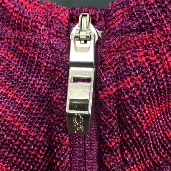 SPYDER Endure Full Zip Mid-Weight Core Sweater - Magenta Multi - Picture 3 of 16